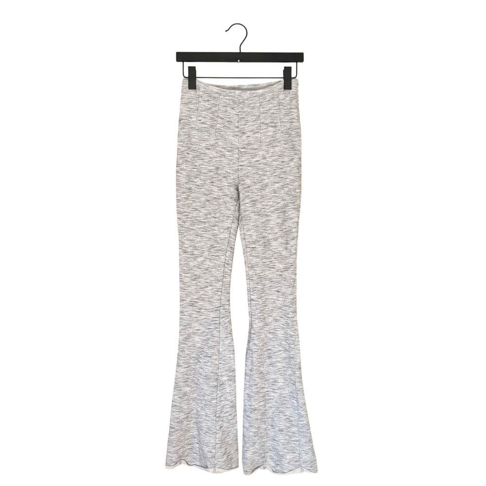 Free People Movement Contour Grey High Rise Flare Pants XS